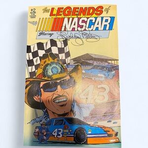 Nascar Legends Comic with Blue and Yellow Cover